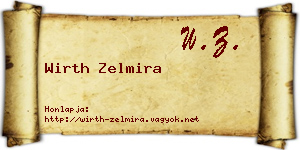 Wirth Zelmira névjegykártya